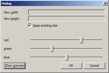 [Filter configuration dialog]